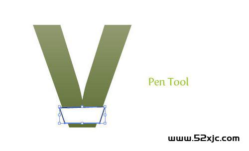 Illustrator修制木乃伊成效的字体