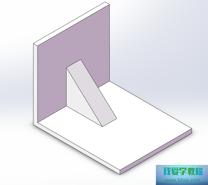 SolidWorks怎么创修三角形巩固筋？